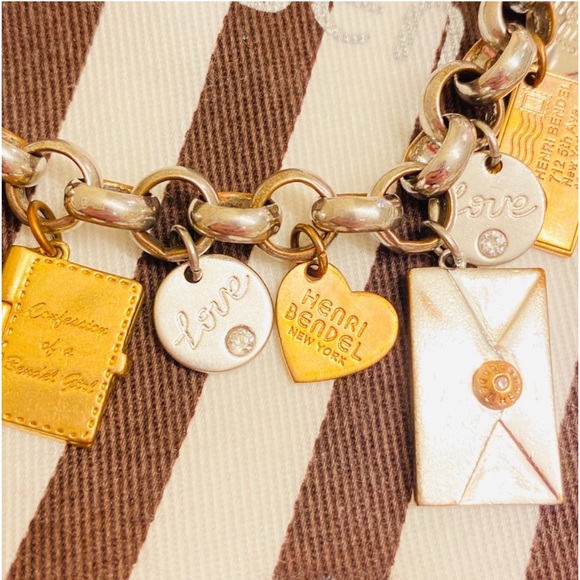 Henri Bendel Love Letters Charm Bracelet - Picture 4 of 16